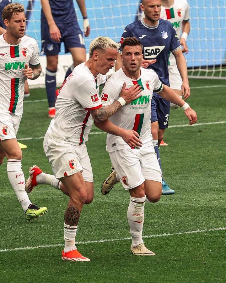 奥格斯堡客场遭遇挫败,失去拯救机会 奥格斯堡客场遭遇挫败,失去拯救机会